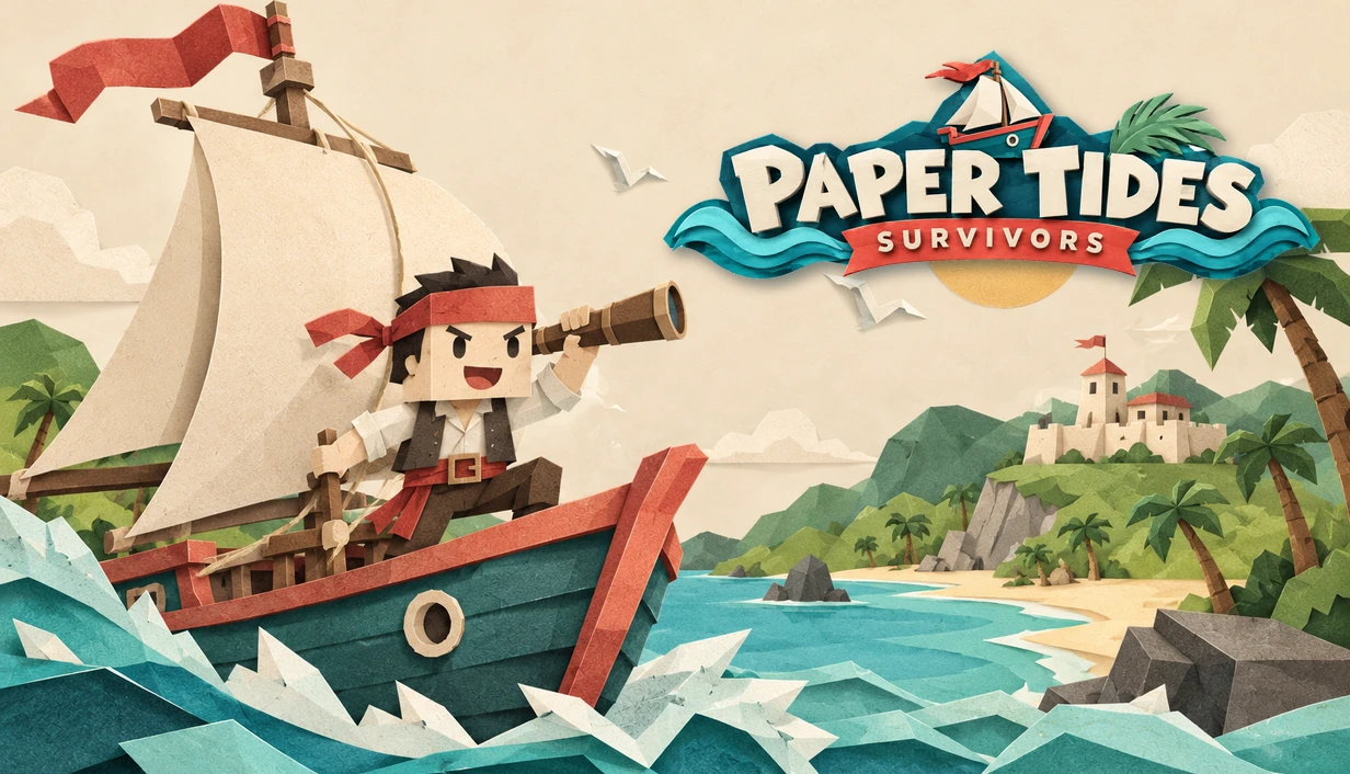 Paper Tides illustrated key art