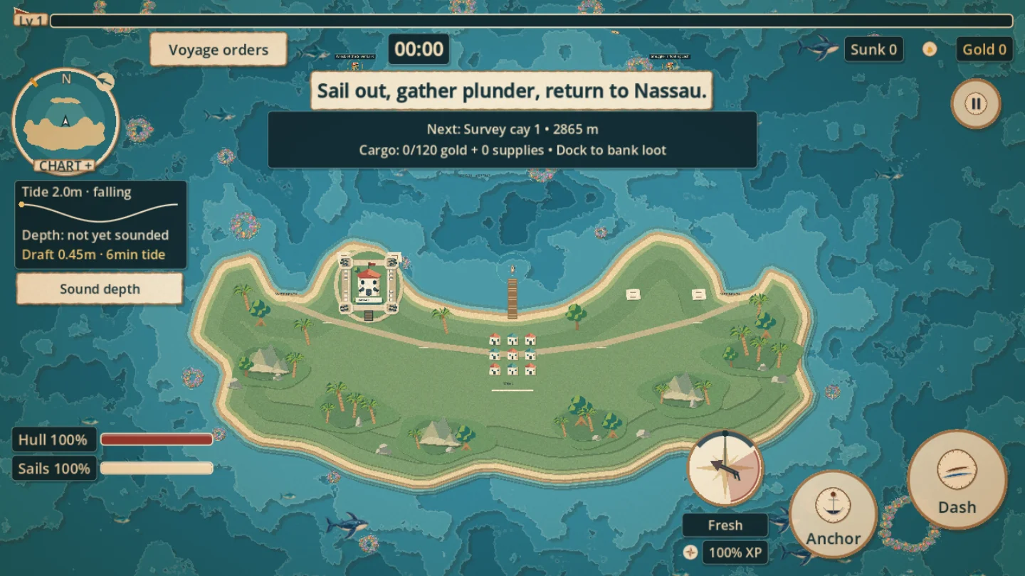 Paper Tides development gameplay capture
