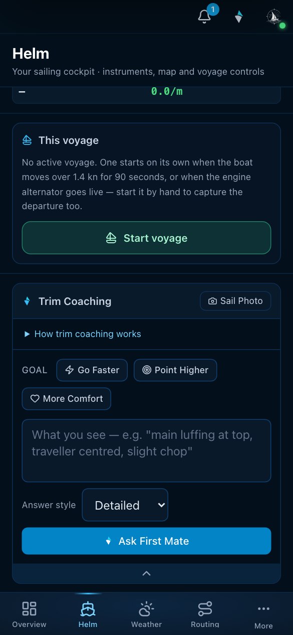 Trim coaching on a phone with goal, observations and the Answer style choice